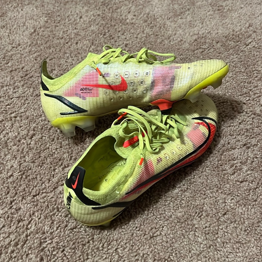 Nike Mercurial Vapor 14 Elite FG Yellow Soccer Cleats